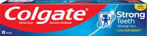 Colgate Toothpaste - Strong Teeth Dental Cream - 200 G - Anti-cavity