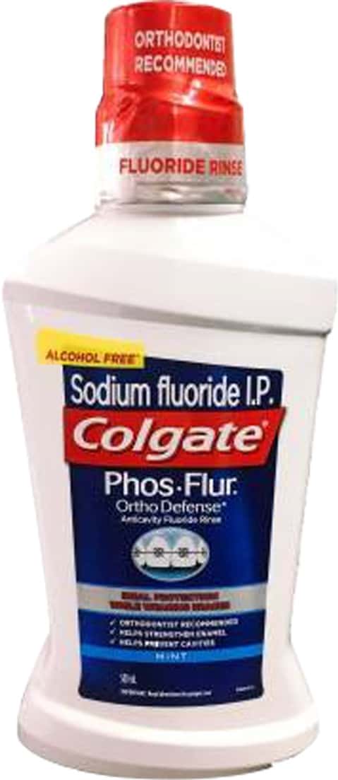 Colgate Phos Flur Mint Mouthwash Bottle Of 500 Ml