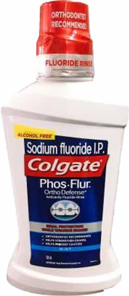 Colgate Phos Flur Mint Mouthwash Bottle Of 500 Ml