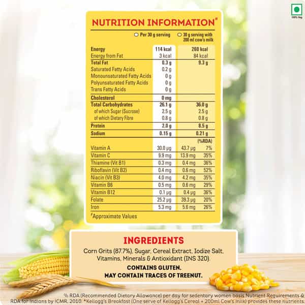 Kellogg's Corn Flakes 475G Box