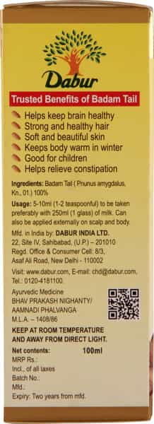 Dabur Badam Tail 100Ml