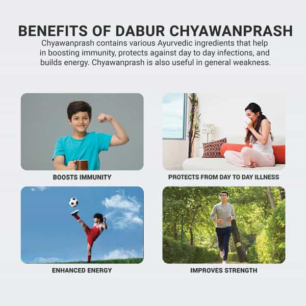 Dabur Chyawanprash Health Food Jar Of 1 Kg