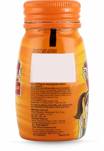 Dabur Hajmola | Regular | 120 Tablets