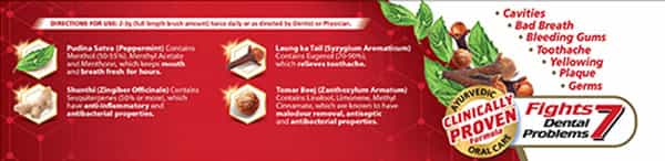 Dabur Red Tube Of 42Gm Tooth Paste