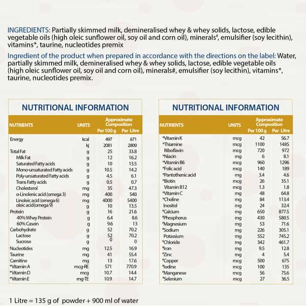 Dexolac Premium Stage 2 Follow-Up Infant Formula (After 6 Months) Tin Of 400 G