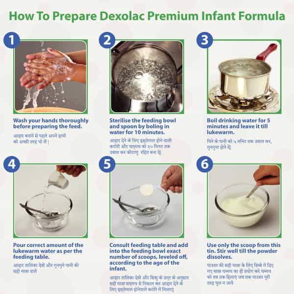 Dexolac Premium Stage 2 Follow-Up Infant Formula (After 6 Months) Tin Of 400 G