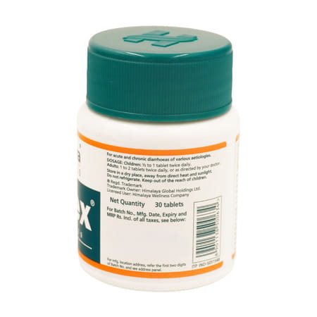 Himalaya Diarex Bottle Of 30 Tablets