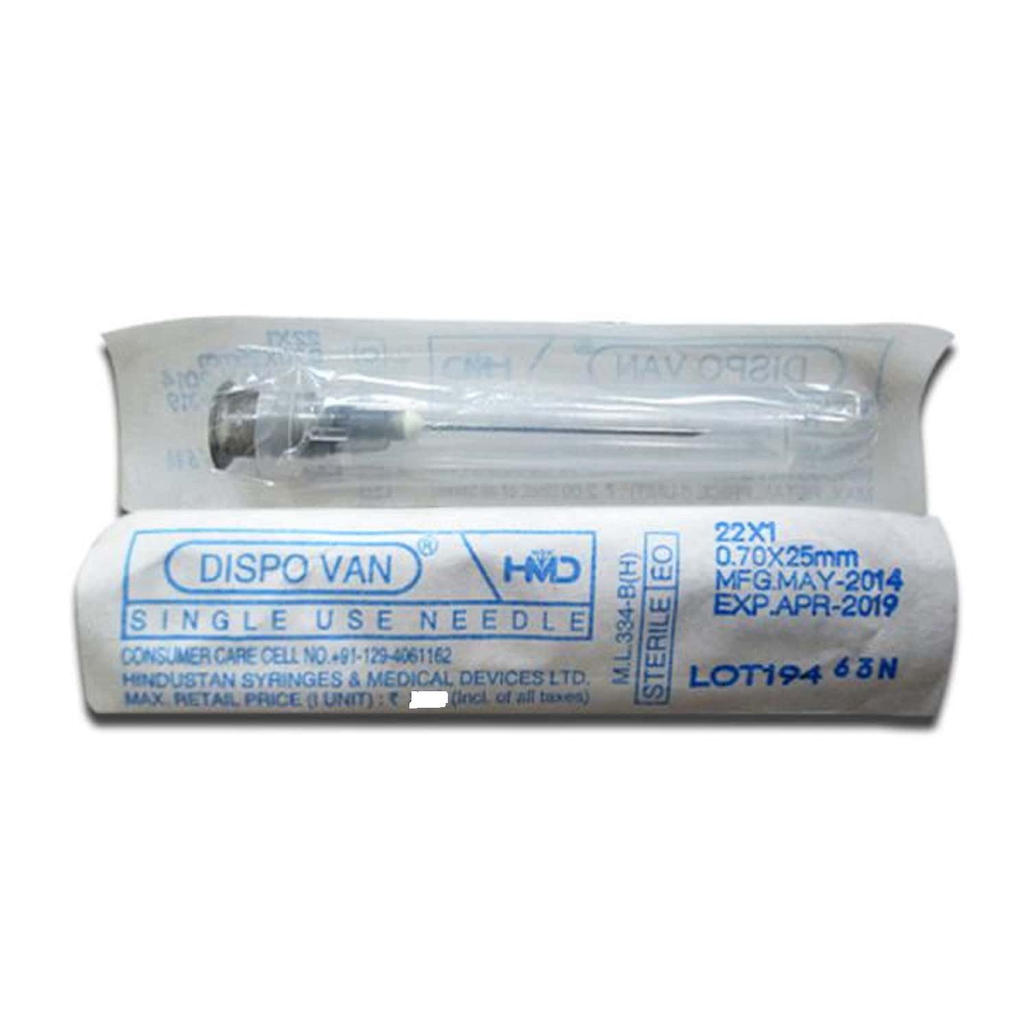 Dispovan Needle 22g-1n