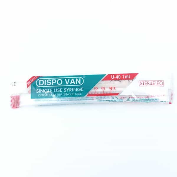 Dispovan Syringe 1Ml