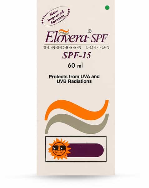 Elovera Sunscreen Spf 15 Bottle Of 60 Ml