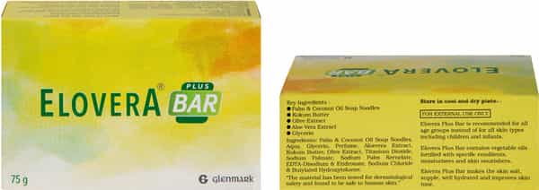 Glenmark Elovera Soap Box Of 75 G