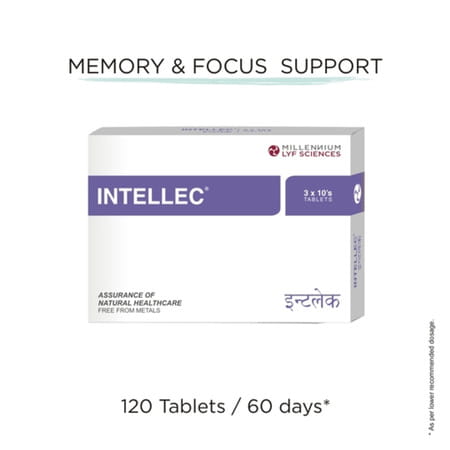 Intellec Strip Of 10 Tablets (Pack Of 3)