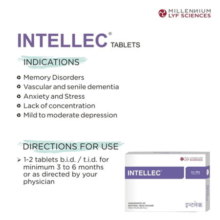 Intellec Strip Of 10 Tablets (Pack Of 3)