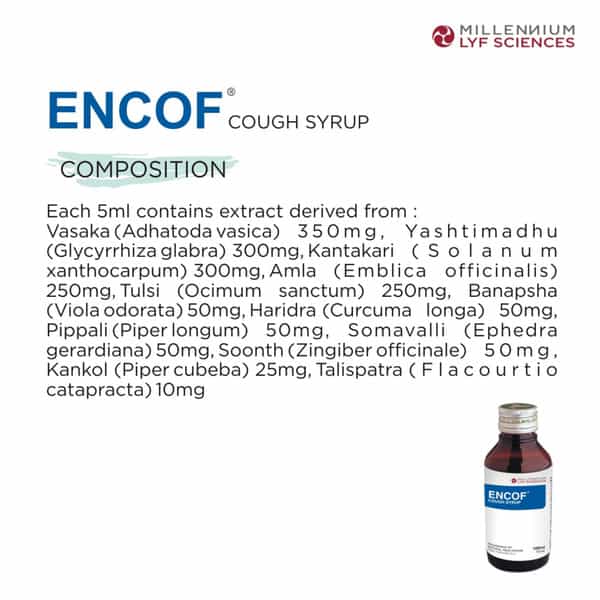 Encof Cough Syrup 100 Ml