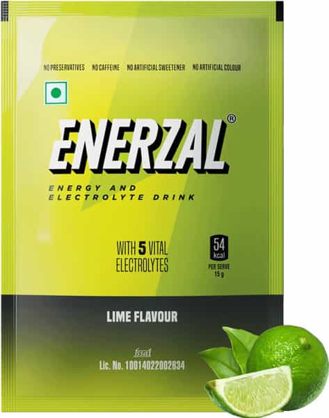 Enerzal Lime Flavour Sachet Of 100Gm Powder
