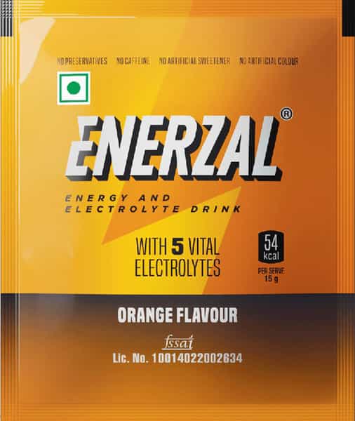 Enerzal Orange Flavour Sachet Of 50Gm Powder