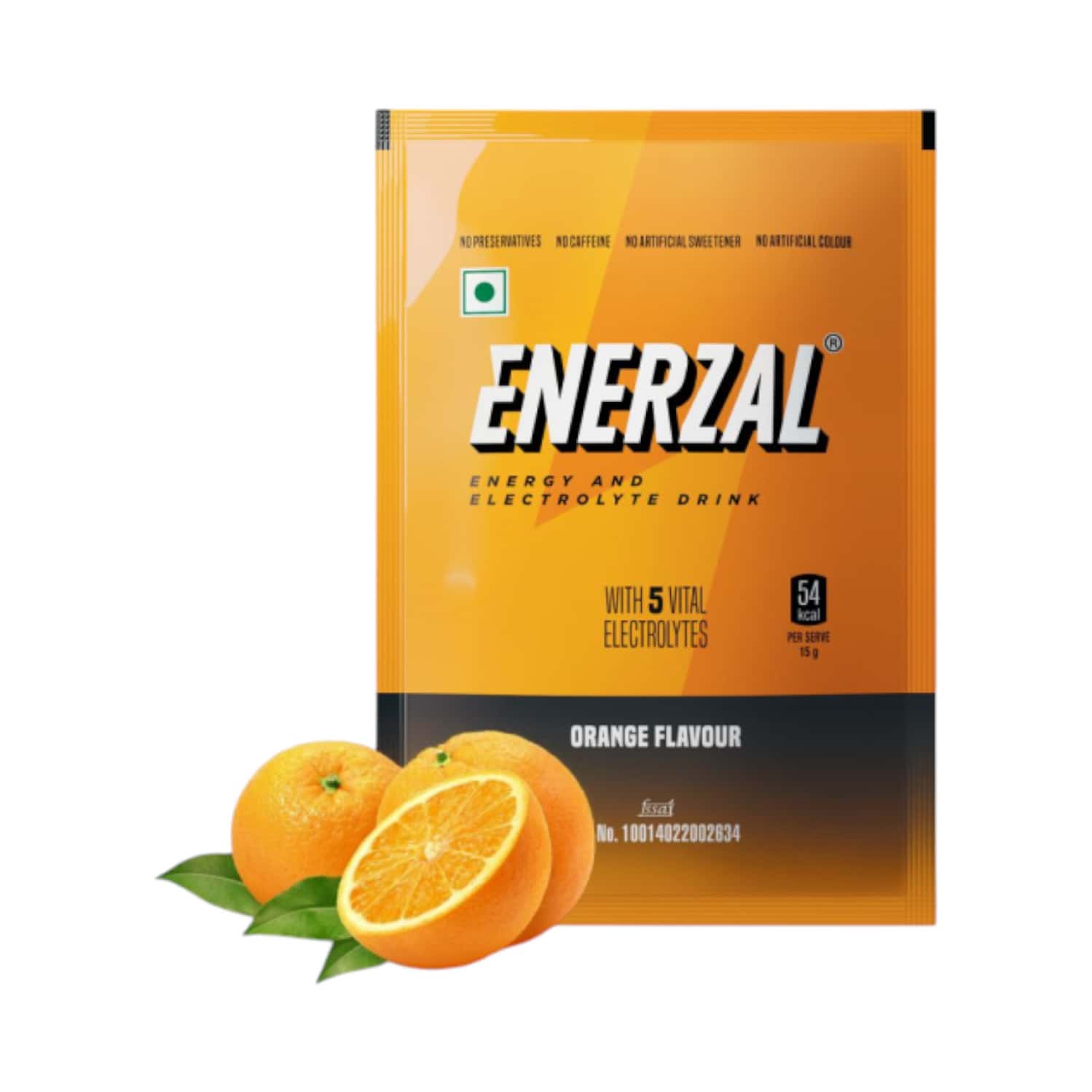 ENERZAL | ORANGE POWDER | FOR REHYDRATION | SACHET | 100 GM
