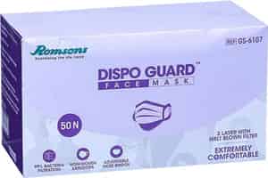Romsons Dispo Guard 3 Ply Disposable Mask - 50n