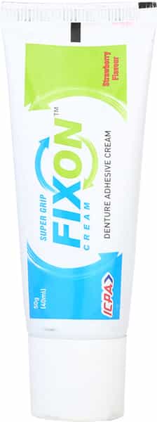 Fixon | Strawberry | Denture Adhesive Cream 50 Gm