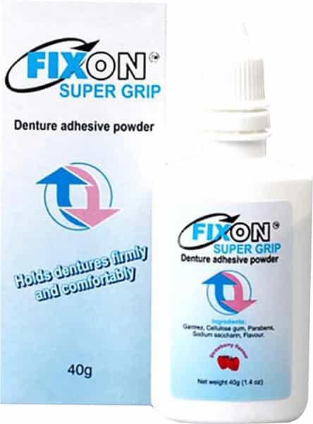 Fixon Super Grip Strawberry Flavour Powder 40Gm