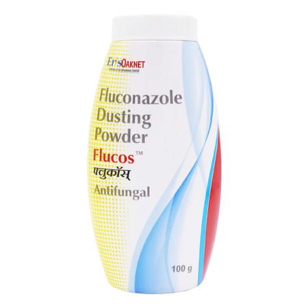 Flucos Bottle Of 100gm Dusting Powder