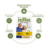 Friends Easy Adult Diapers Tape Style 10 Count (M) Waist Size 71.12-111.76 Cms(28-44 Inch)