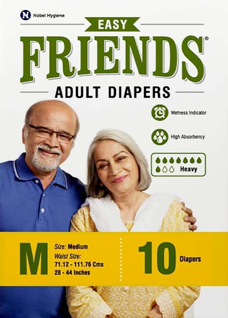 Friends Easy Adult Diapers 5`S Medium