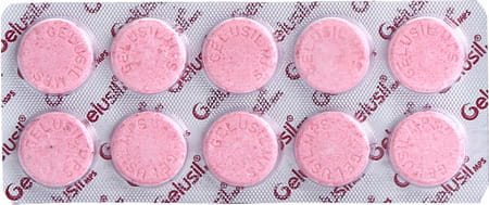 Gelusil Mps Original Mint Flavour Strip Of 10 Tablets