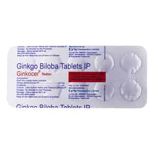Ginkocer 40mg Strip Of 10 Tablets