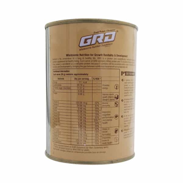 Grd | Whey Protein | Chocolate | Tin 200 Gm Oral Powder
