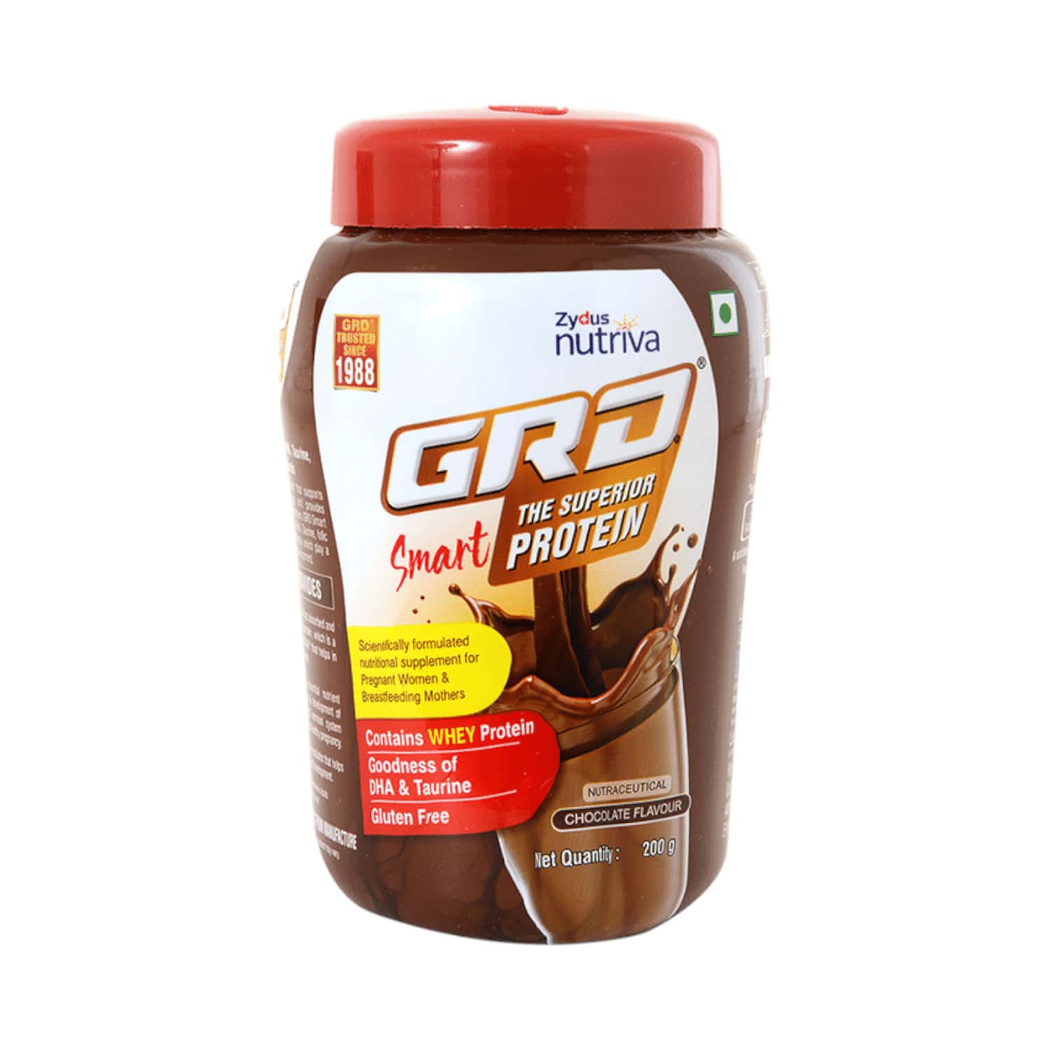 Grd Smart Chocolate Whey Protein Jar Of 200 G
