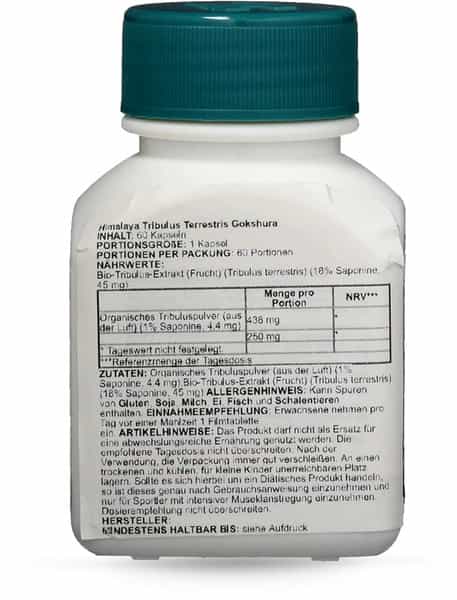 Himalaya Gokshura Men's Wellness Improves Vigour | Tribulus | Tablets | 60 No's