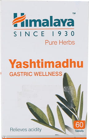 Himalaya Yashtimadhu | Relieves Acidity | Tablets | 60 No'S