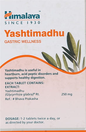 Himalaya Yashtimadhu | Relieves Acidity | Tablets | 60 No'S
