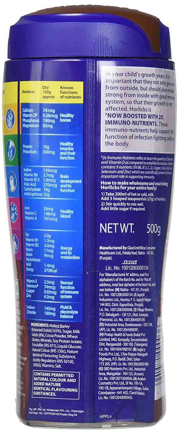 Buy Horlicks Health & Nutrition Drink Chocolate Flavor