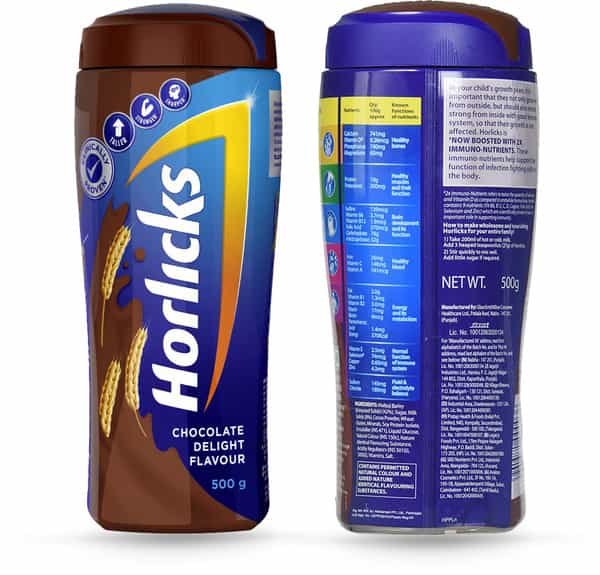Horlicks Nutrition Drink Chocolate Jar 500 G