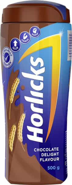 Horlicks Nutrition Drink Chocolate Jar 500 G
