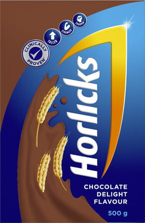 Horlicks Nutrition Drink Chocolate Delight Flavour Box 500 Gm