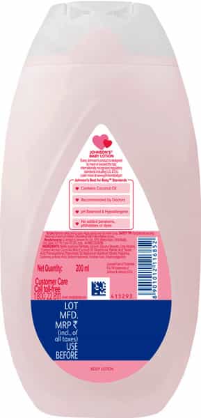 Johnson's Baby Lotion Bottle Of 200 Ml