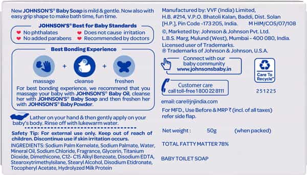 Johnson's Baby Soap - 50G