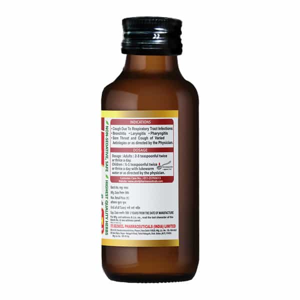 Aimil Jufex Syrup 100Ml | Ayurvedic For Cough | Sore Throat | Congestion And Respiratory Wellness