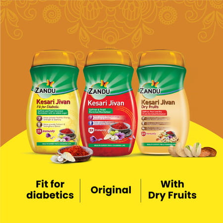 Zandu Kesari Jivan Sugar Free Health Food Bottle Of 450 Gm