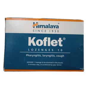 Himalaya Koflet Lozenges | Relief From Cough & Sore Throat | Pack Of 10s