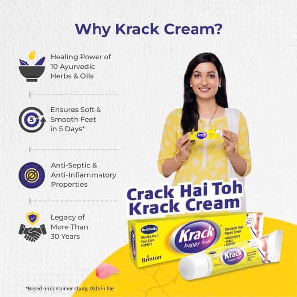 Krack Heel Repair Cream Tube Of 25 G