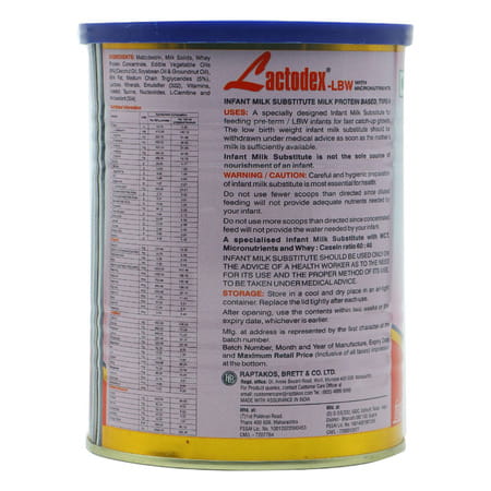 Lactodex Lbw Tin Of 400gm Powder