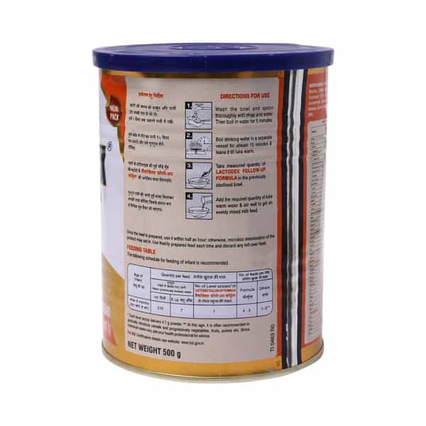 Lactodex 2 Follow Up Formula Baby Food Tin Of 500 G