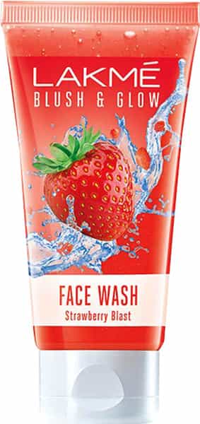 Lakme Blush & Glow Strawberry Freshness Gel Face Wash With Strawberry Extracts - 100 G