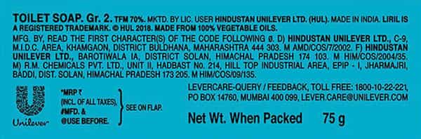 Liril Icy Cool Soap 75Gm