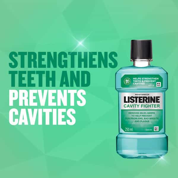 Listerine Fresh Burst Mouthwash Bottle Of 250 Ml