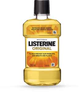 Listerine Original Mouthwash Bottle Of 250 Ml